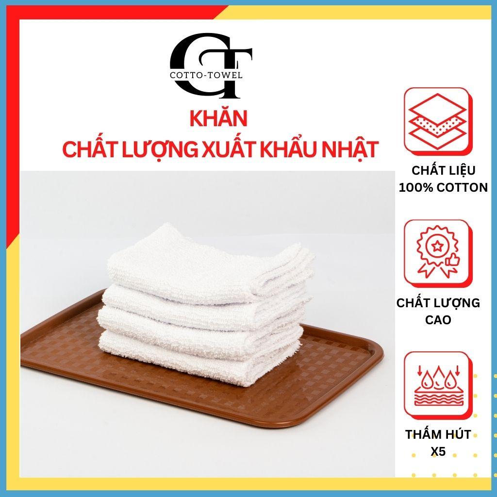 Khăn lau kính 100% Cotton Siêu thấm hút HÀNG XUẤT NHẬT