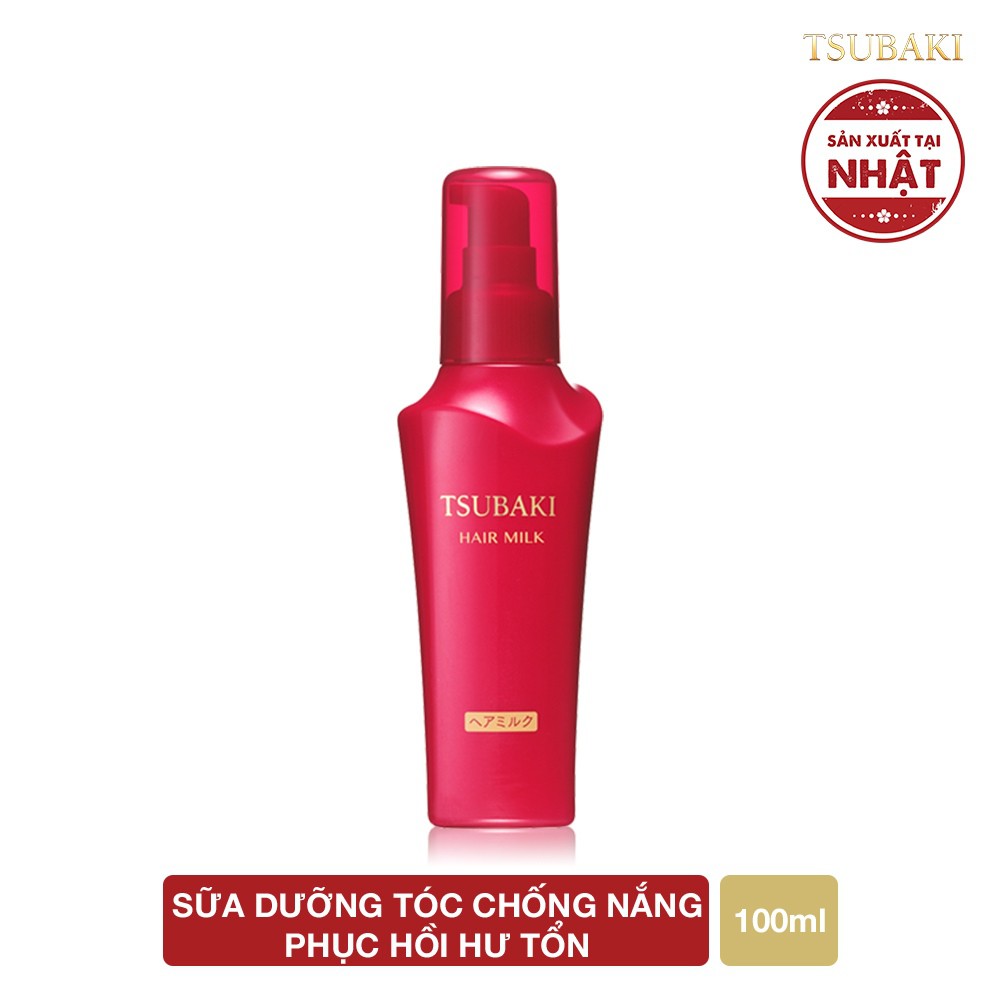 Sữa dưỡng tóc Tsubaki chống nắng và phục hồi hư tổn 100ml