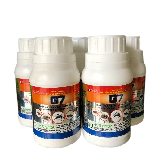 02 lọ Thuốc diệt trừ Ruồi Muỗi, Gián, Kiến, Bọ Chắt, Ve, Rận Mạc G7 chai 100ml