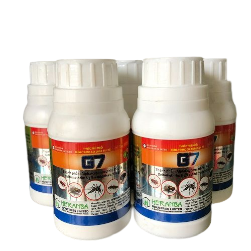 Combo 1 lọ Thuốc diệt trừ Ruồi Muỗi, Gián, Kiến, Bọ Chắt, Ve, Rận Mạc G7 chai 100ml + 1 gói Thuốc diệt ruồi TOPFLY 10WG gói 20g