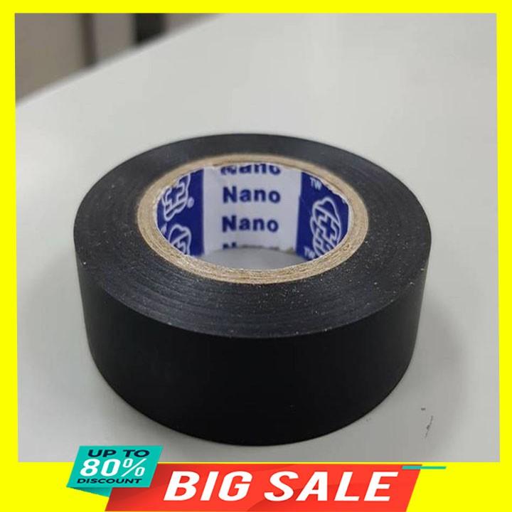 01 cuộn băng dính điện cuộn to nano xịn, băng keo điện nano