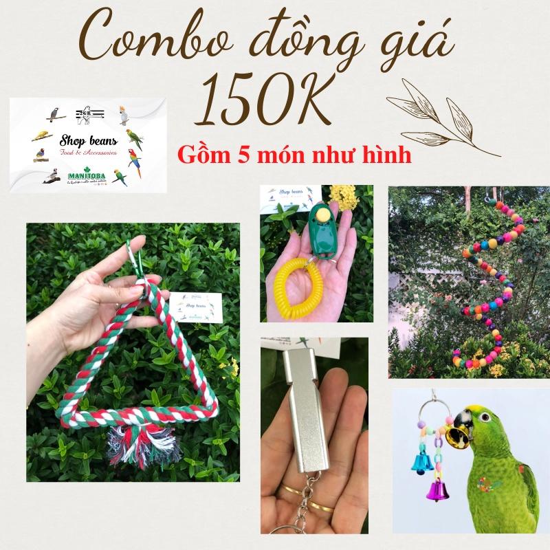 Combo đồng giá 150k đồ chơi cho vẹt