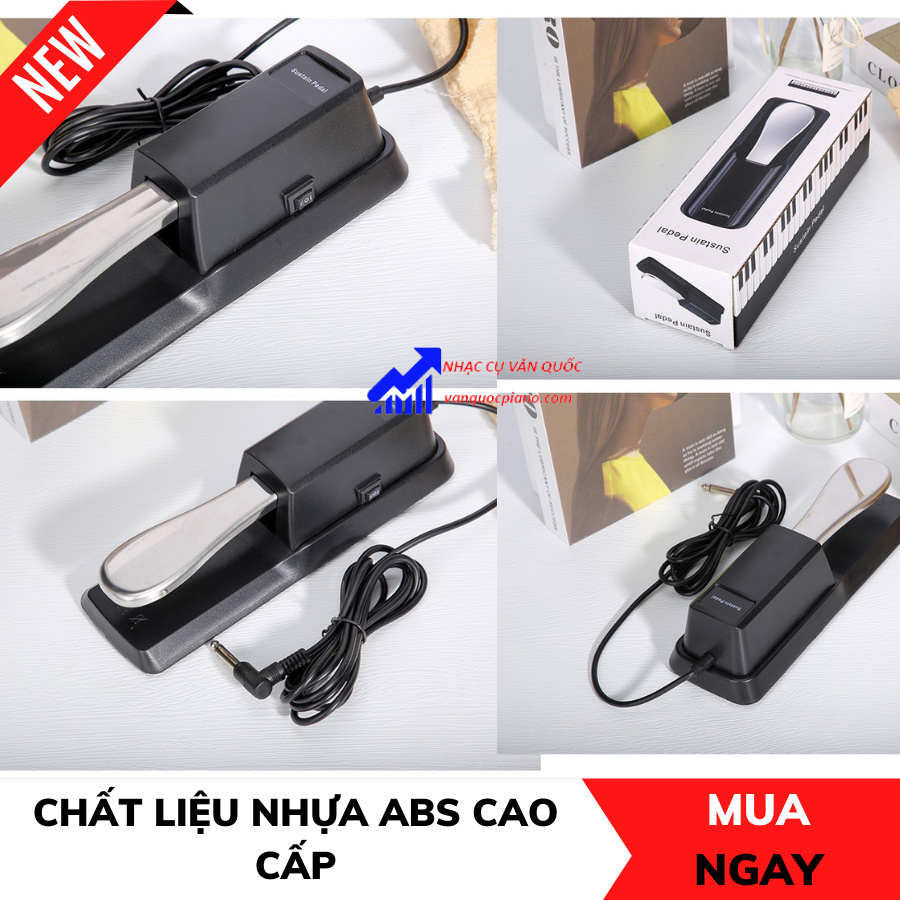 Chân Đạp Pedal Sustain Cho Đàn Piano Electric Keyboards Đàn Organ Trống Điện Guitar