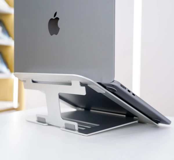 Đế đỡ tản nhiệt TomToc Folding Aluminum Laptop Stand Hàng chính Hãng