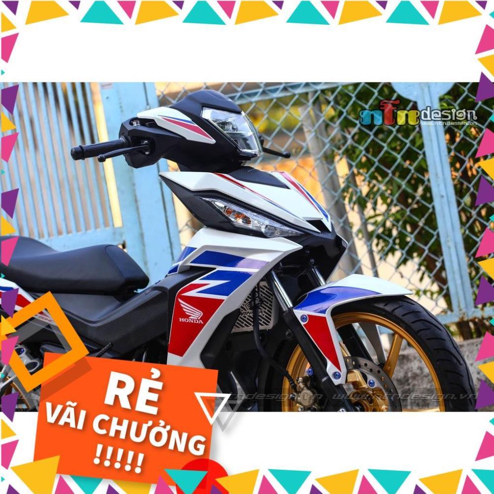 Tem Rời Winner V1 Mẫu HRC Trắng Đỏ Xanh