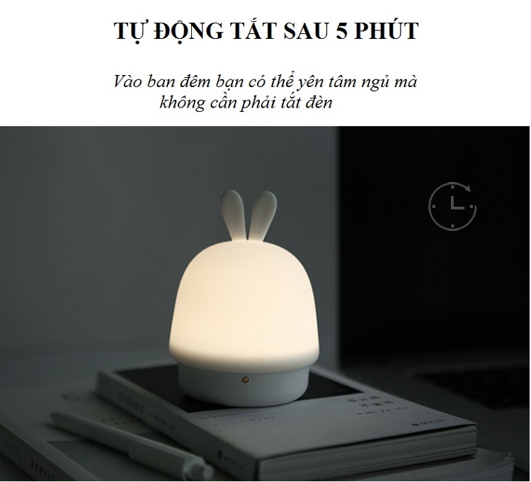 Đèn Cảm Ứng Siliicone Hình Ngộ Nghĩnh
