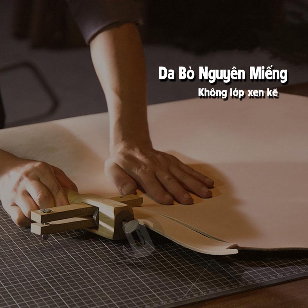Dây Thắt Lưng, Nịt Nam Da Bò Thật Cao Cấp - ShinBasic, Bảng Khoá Kim, Đục Lỗ, Thời Trang Công Sở, BELTS21BAS10