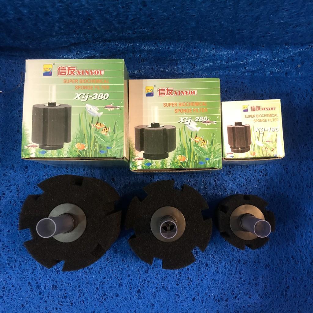 LỌC SỦI HƠI, LỌC VI SINH BIO XY 180 CHO BỂ CÁ CẢNH
