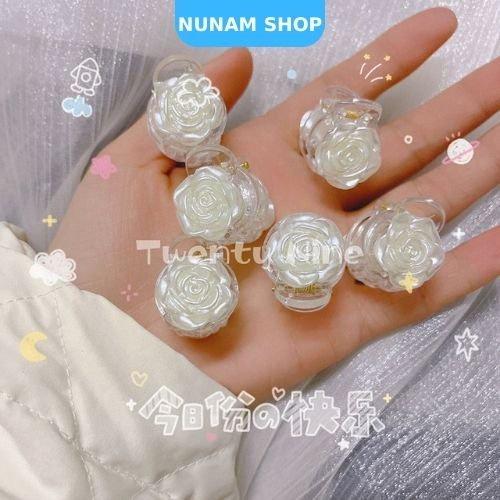 Kẹp tóc càng cua hoa hồng sang xịn cho nữ Nunam Shop