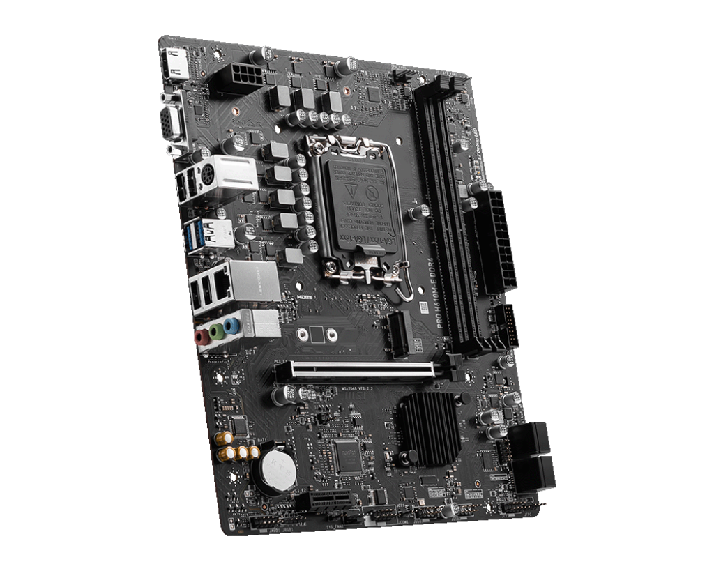 Mainboard MSI PRO H610M-E DDR4 ( Chipset H610/LGA1700/M-ATX ) - Hàng Chính Hãng