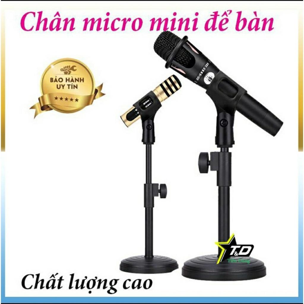 Chân Kẹp Micro Mini C11 Để Bàn, Giá Đỡ Mic Điều Chỉnh Kẹp Cho Bàn Hát Karaoke Xoay 360 Độ Chất Liệu Cao Cấp, Độ Bền Cao