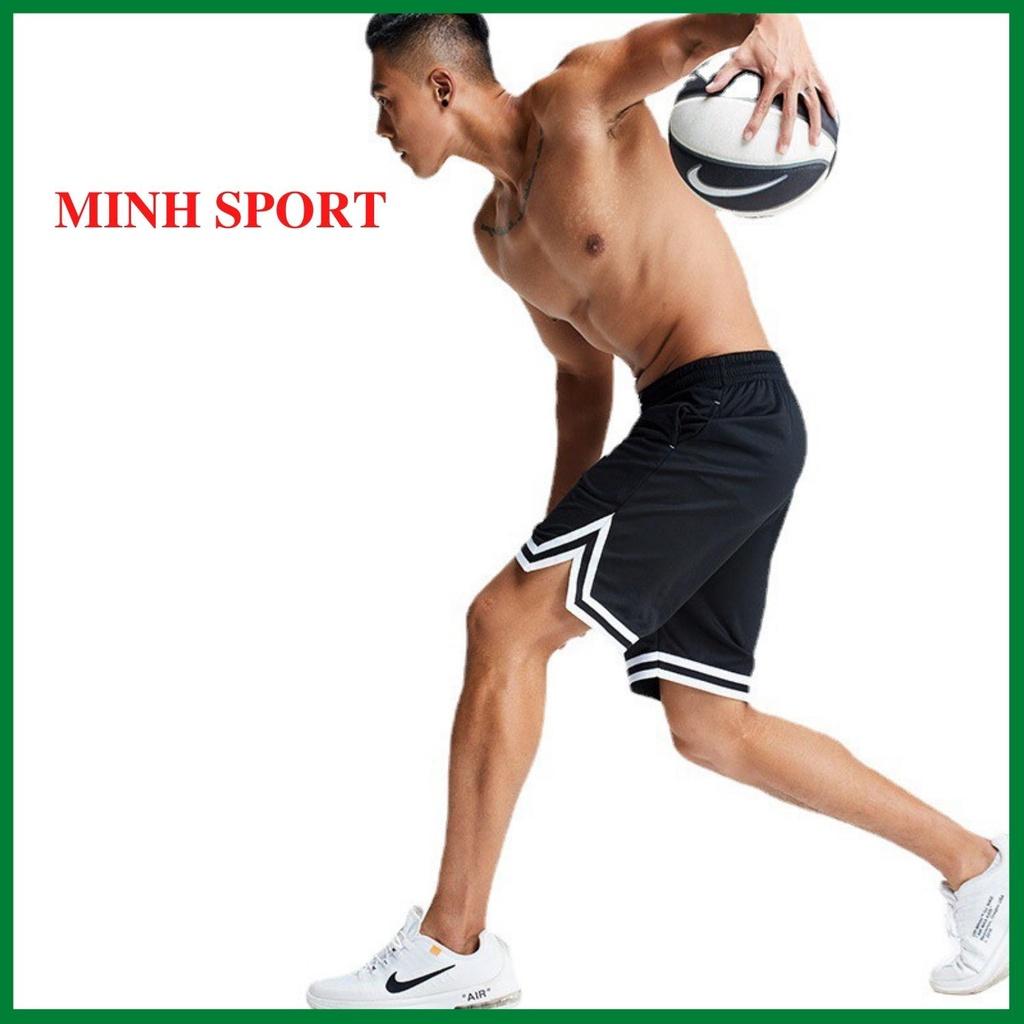 Quần short nam, quần đùi thể thao, chơi bóng rổ, bóng chuyền thoải mái vận động