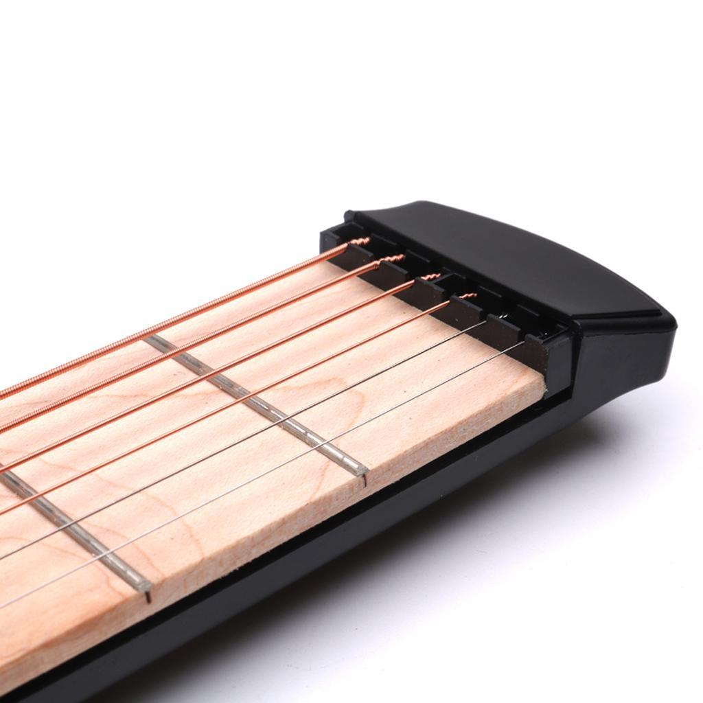 Portable Pocket Guitar Finger Trainer, with Storage Bag Wrench Screwdriver