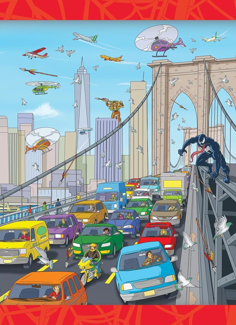 Sách ngoại văn: 3D Look And Find - Spiderman
