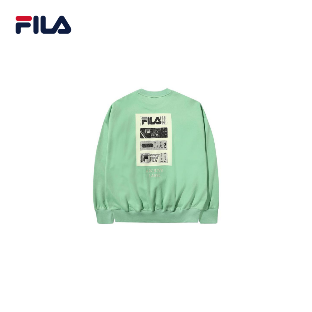 Áo hoodie tay dài không nón unisex Fila Archive Label - New Beginning Collection - FS2POD1220X
