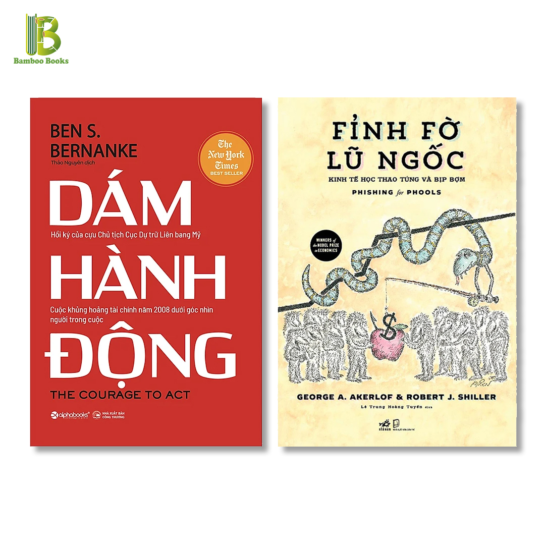 Combo 2Q Best Seller Của Những Tác Giả Đoạt Giải Nobel Kinh Tế : Dám Hành Động + Fỉnh Fờ Lũ Ngốc – Kinh Tế Học Thao Túng Và Bịp Bợm (Tặng Kèm Bookmark Bamboo Books)
