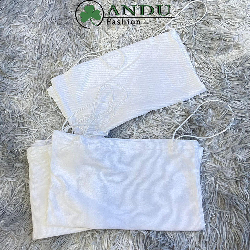 Áo hai dây, áo crop, áo dây mặc ngủ, áo 2 dây thun croptop ôm sợi bún TTS, Áo 2 dây sợi bún thun gân đẹp 100% cotton đen trắng , áo croptop ôm mặc trong siêu mát