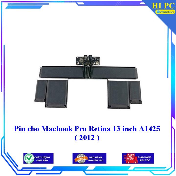 Pin cho Macbook Pro Retina 13 inch A1425 2012 - Hàng Nhập Khẩu