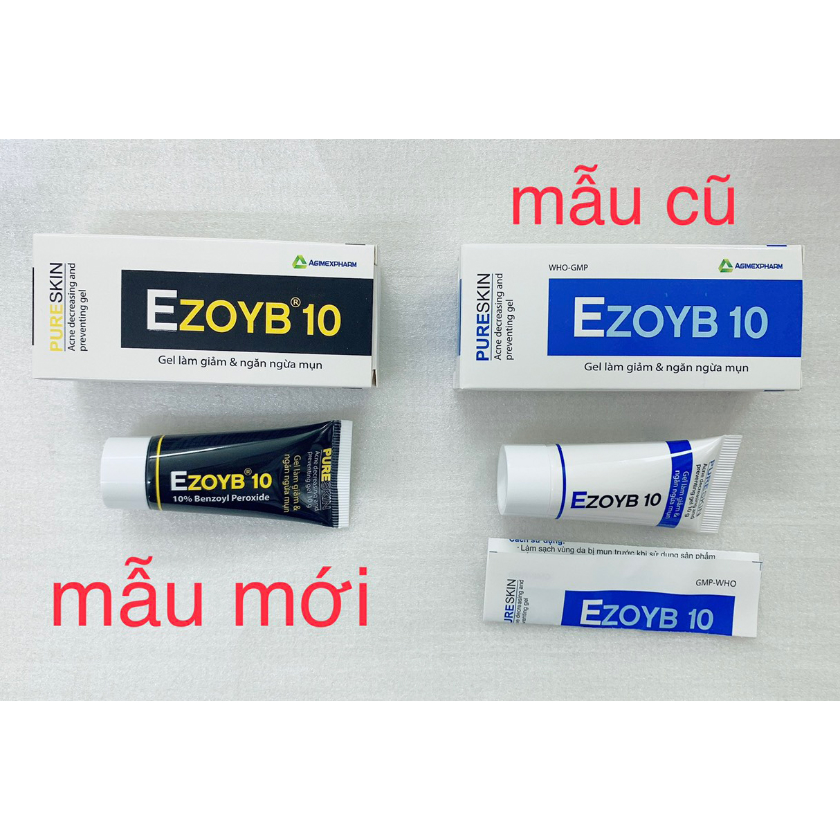 Gel Bôi Ezoyb 10 Giúp Giảm Và Ngăn Ngừa Mụn Trứng Cá (10g)