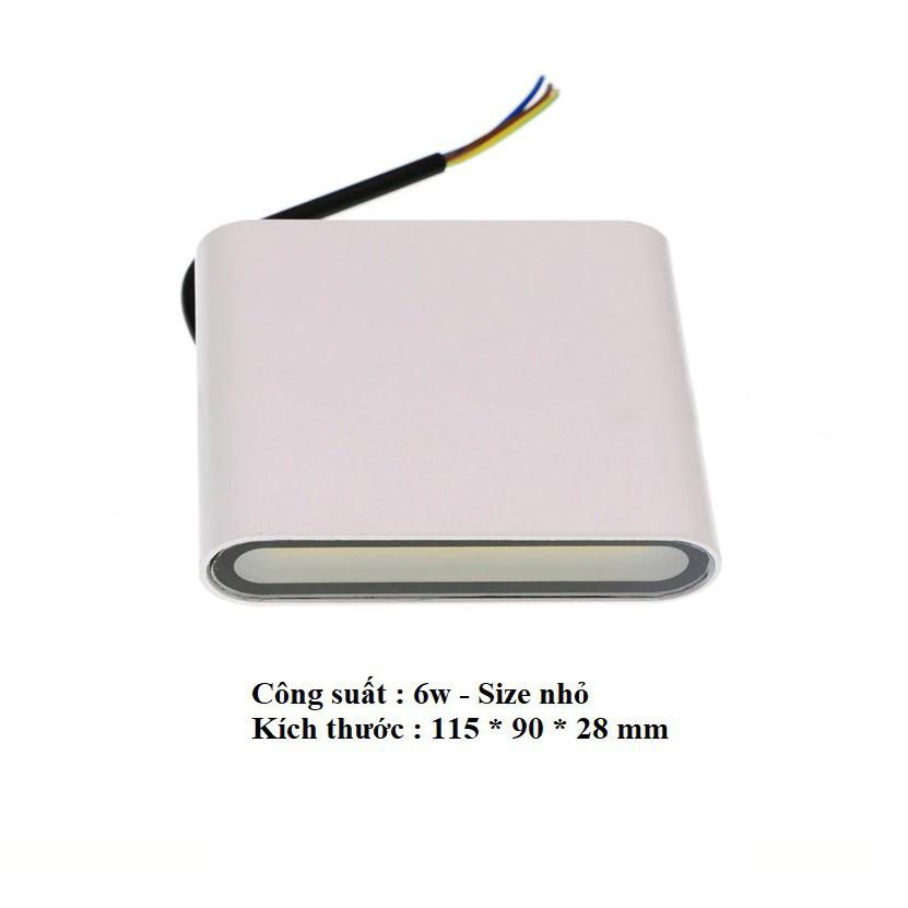 Đèn tường 2 đầu kiểu dáng hiện đại thân nhôm siêu sáng - chống nước cao cấp