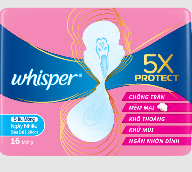 Whisper 5X Bao Ve Sieu Mong 16Sx24 - 28Cm - 80808596