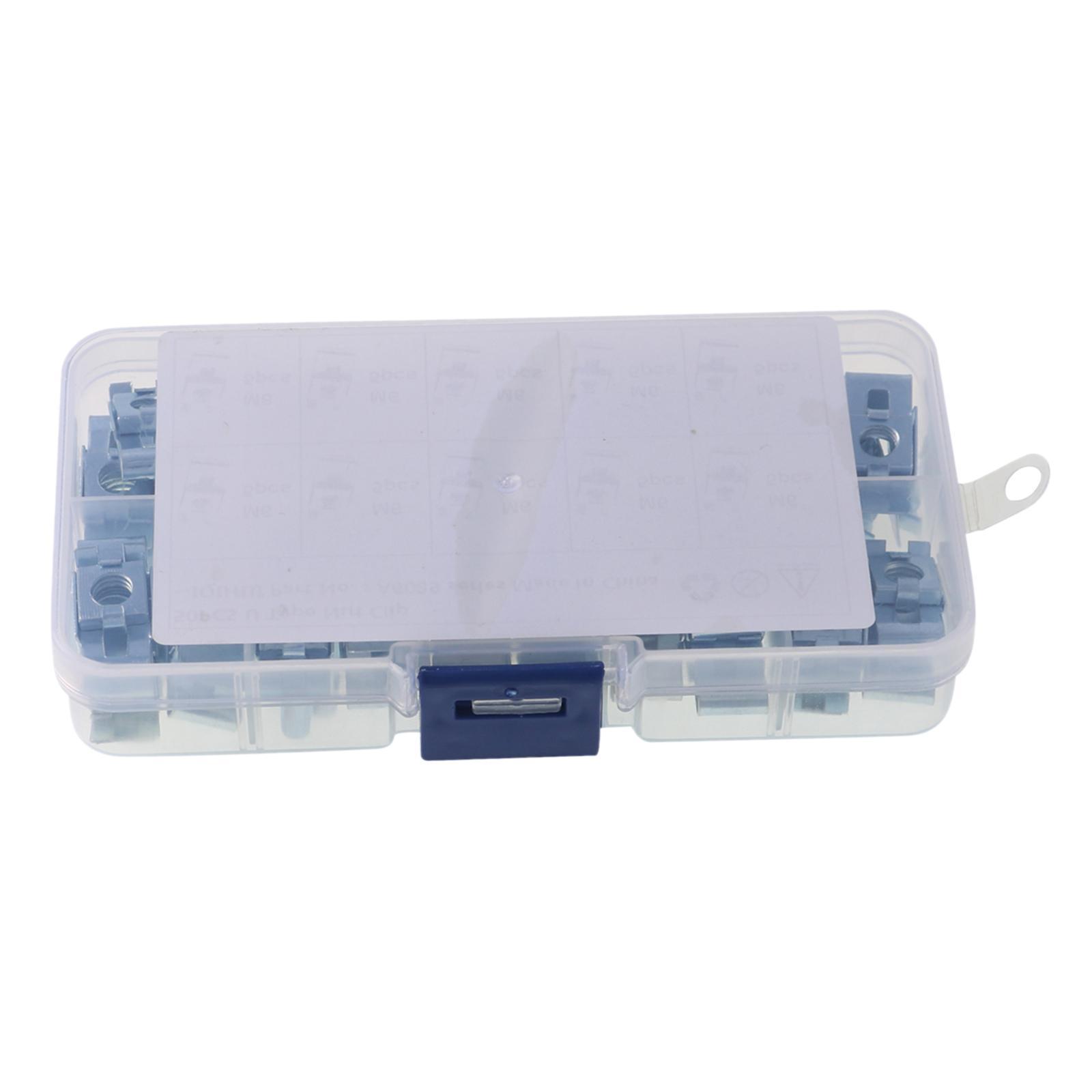 M6 Thread Clip Nut Set Interior Accessories Fixing Nut Fastener for Car Panel Motorcycle Spare Parts