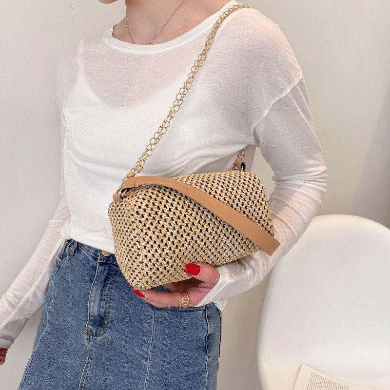 NEW.Túi Nữ Đeo Vai Mặt Lưới Độc Lạ Siêu Xinh