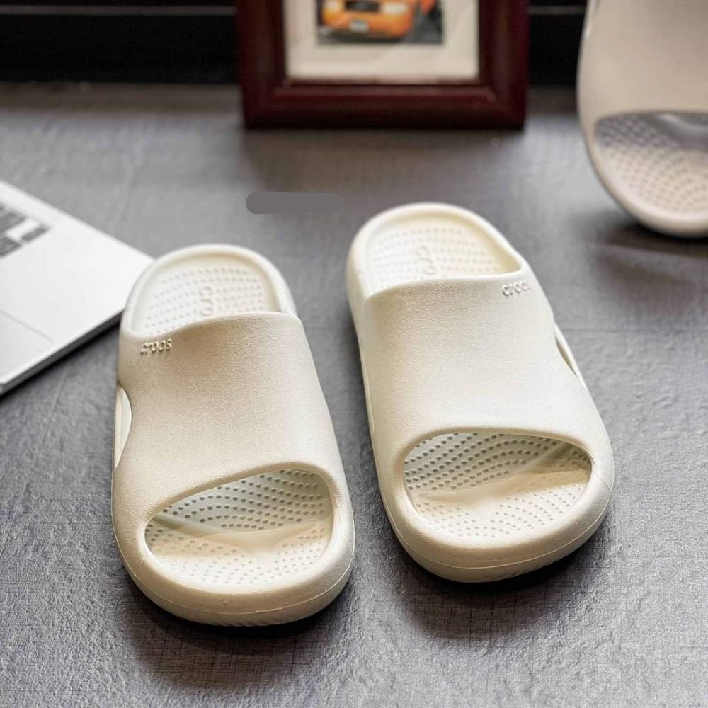 DÉP LÊ CROSS MELLOW FLIP MÀU KEM ĐÚC LIỀN KHỐI CHO CẢ NAM NỮ