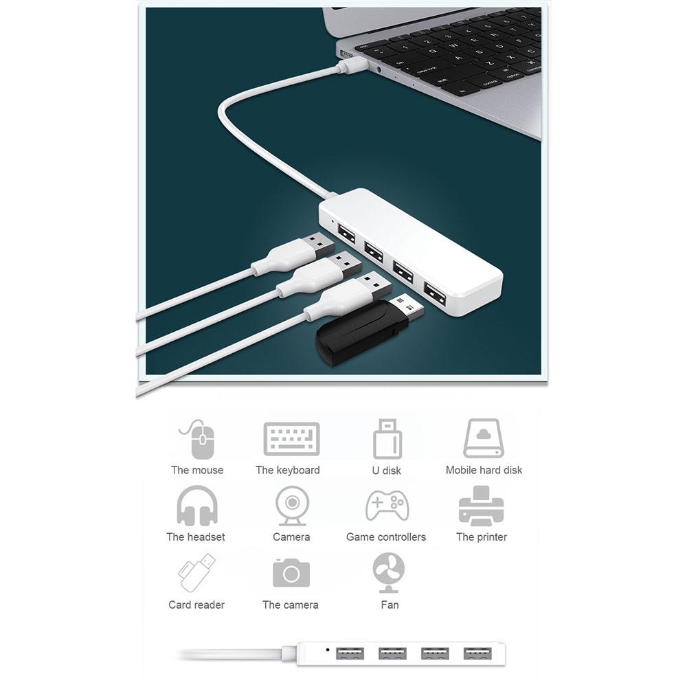Portable Ultra-Thin Plug And Play High Speed Multiple Port HUB Adaptor