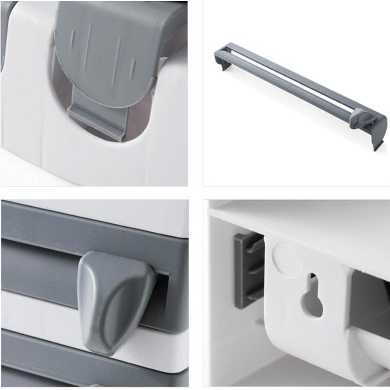 Kệ cắt màng bọc thực phẩm đựng đồ đa năng treo tường