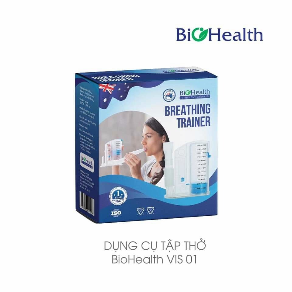 Dụng Cụ Tập Thở Biohealth - Dùng để luyện tập độ sâu của hơi thở.