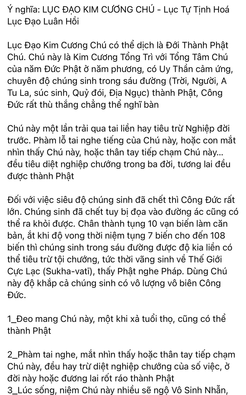 Kinh văn cúng sur - mandala Lục Đạo Kim Cương Chú siệu độ giải thoát