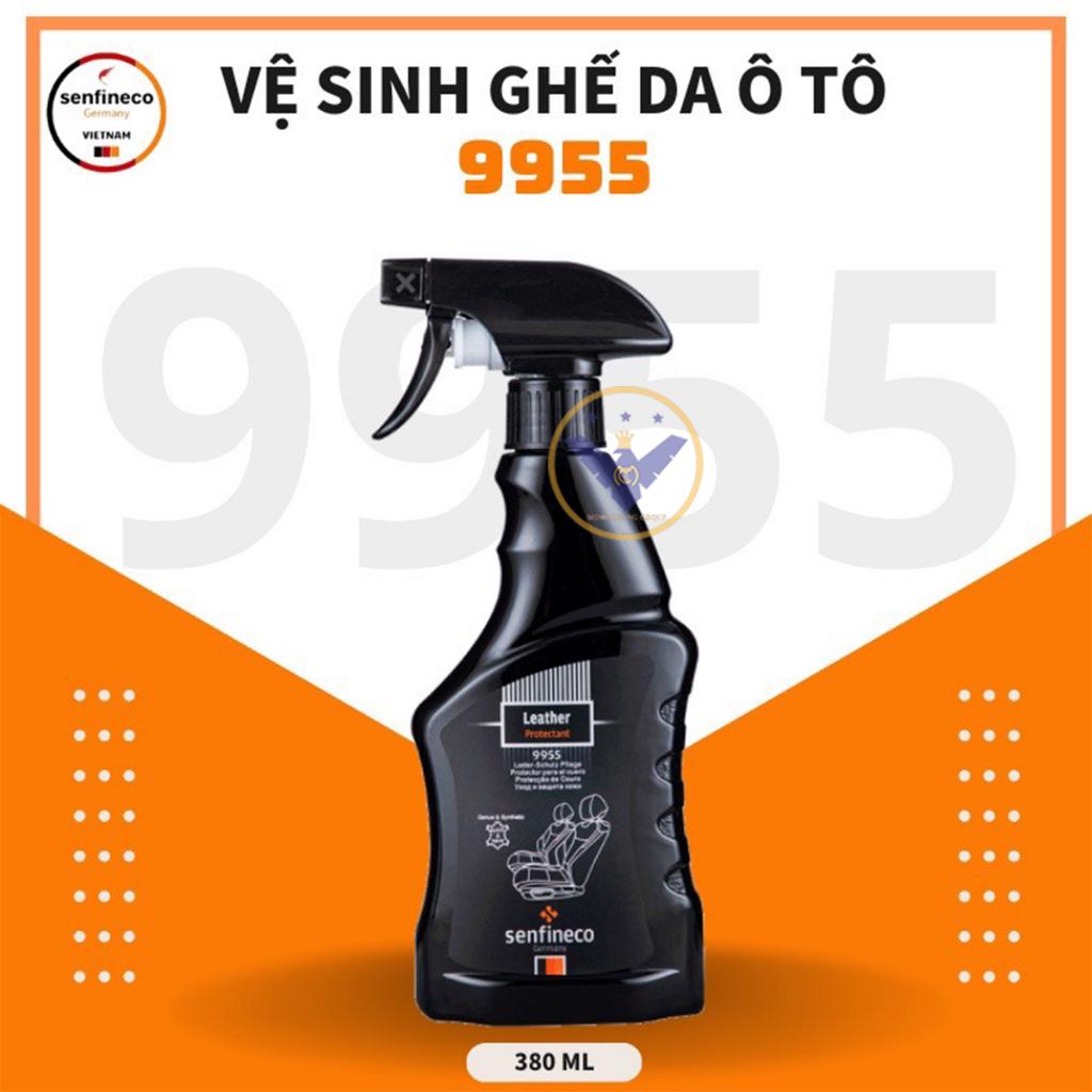 Dung dịch vệ sinh nội thất làm mềm ghế da ô tô Senfineco 9955 Leather Protectant - Made in Germany - 380ml