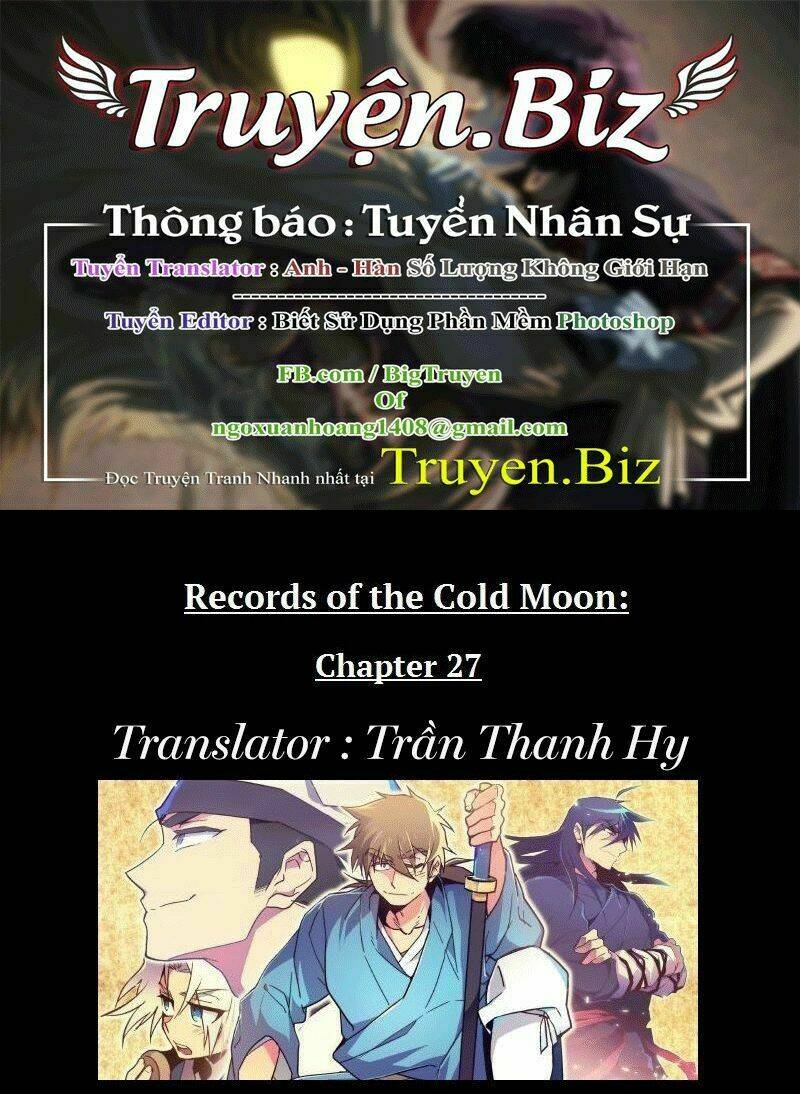 biên niên sử lãnh nguyệt chapter 27 1