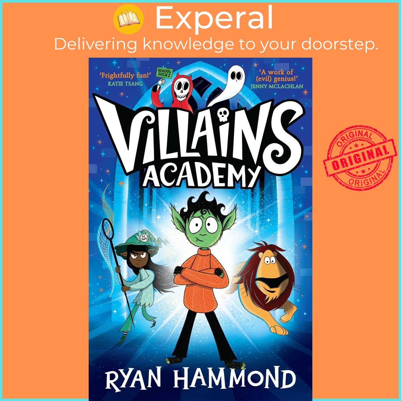 Sách - Villains Academy by Ryan Hammond (UK edition, paperback)