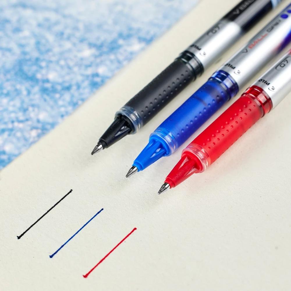 Bút Mực Nước Hi-Tech V Ball Grip 0.7 mm - Pilot BLN-VBG7-B - Mực Đen