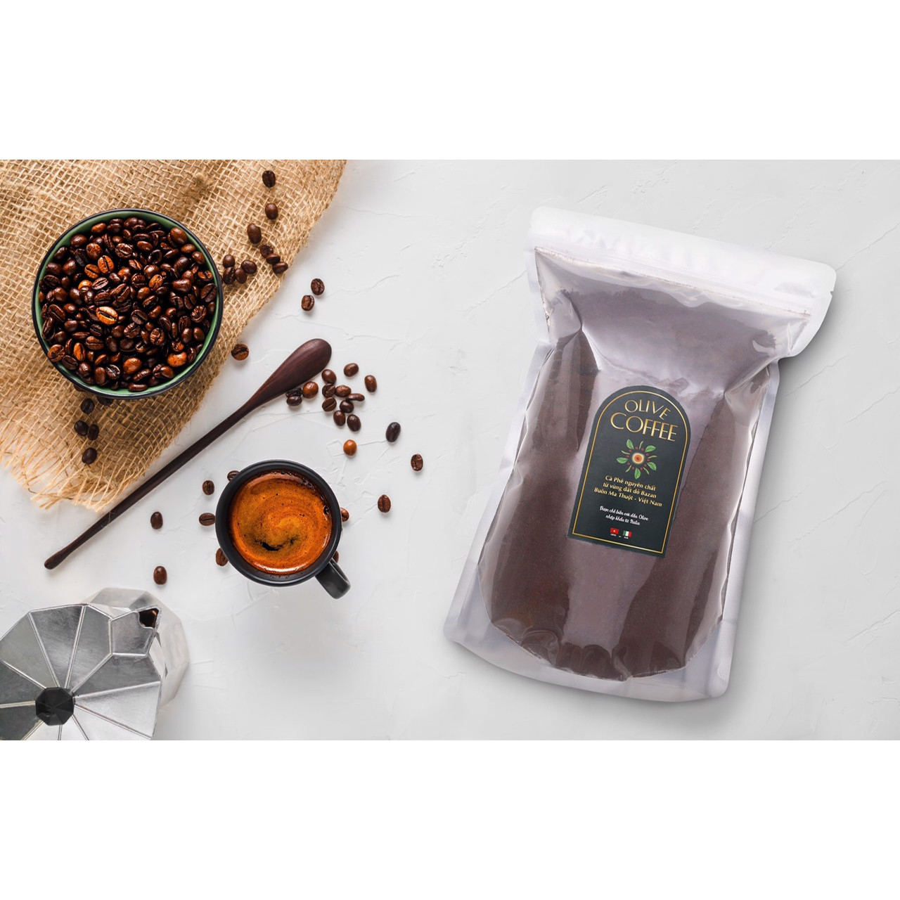 Dòng Cà Phê truyền thống Số 3 - Traditional Olive Coffee 01kg