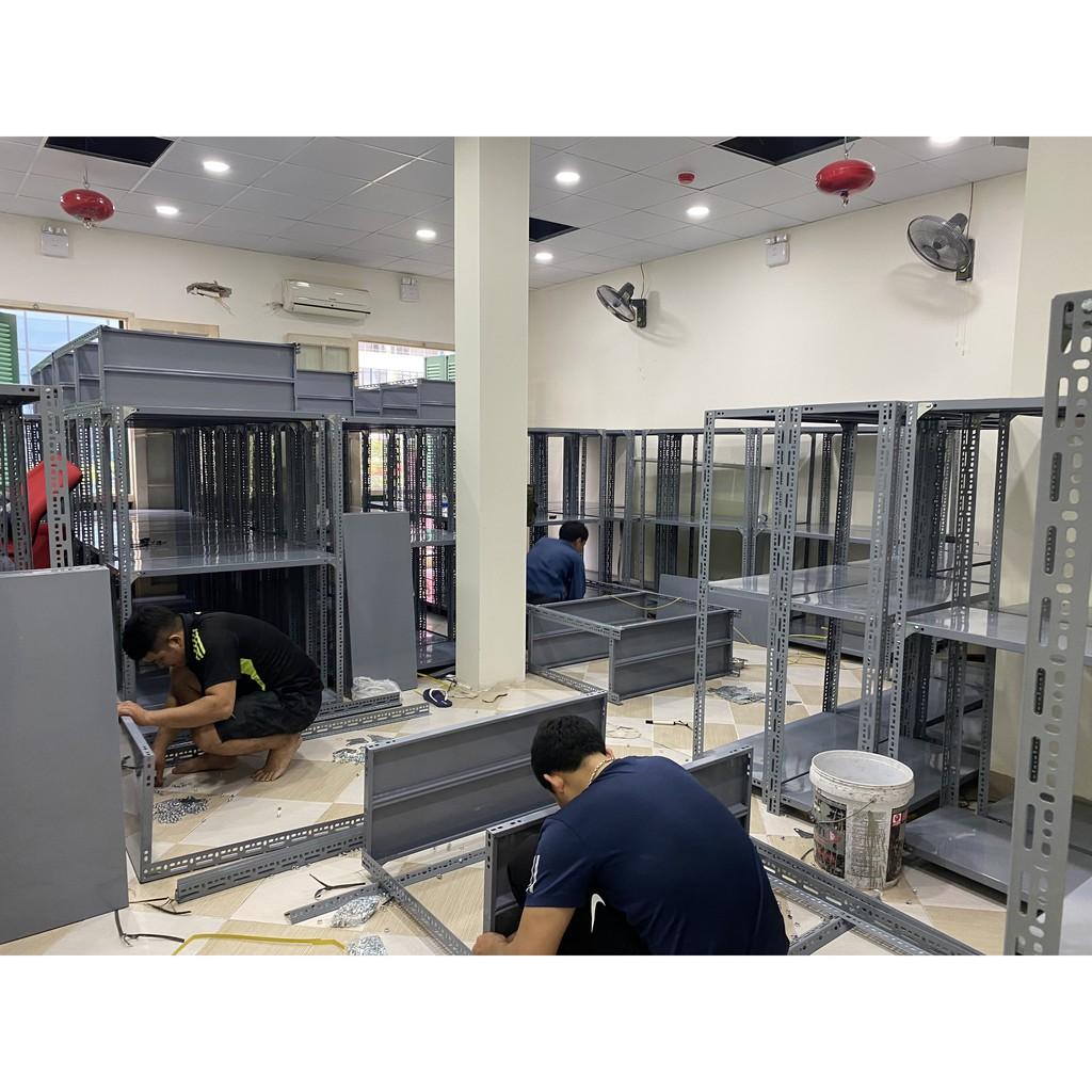 Kệ sắt v lỗ để đồ đa năng 3 tầng dài 1m x rộng 0,4m x cao 1m