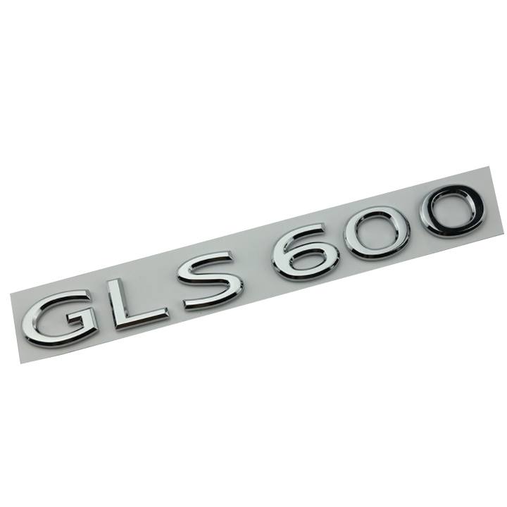Decal tem chữ GLS600 dán đuôi xe cho ô tô Maybach