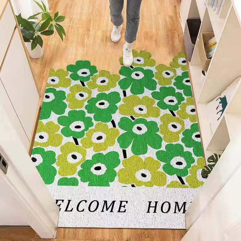 Thảm trải sàn Thảm lót cửa ra vào/ lối vào/ lối đi chống trượt bằng lụa tiện dụng cho gia đình