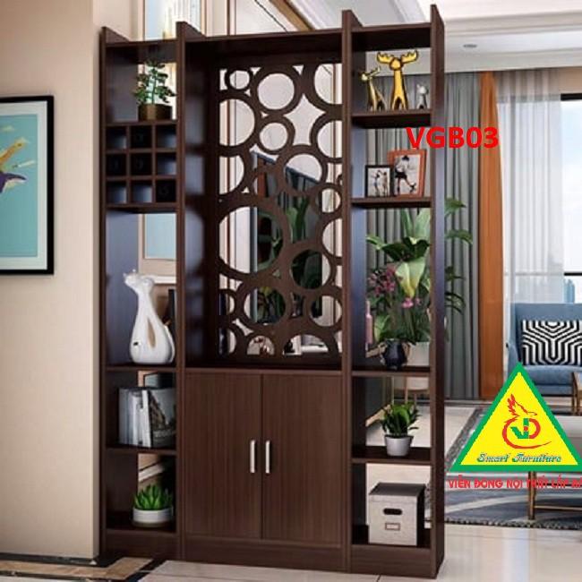 TỦ KỆ VÁCH NGĂN PHÒNG KHÁCH , NHÀ BẾP VGB01
