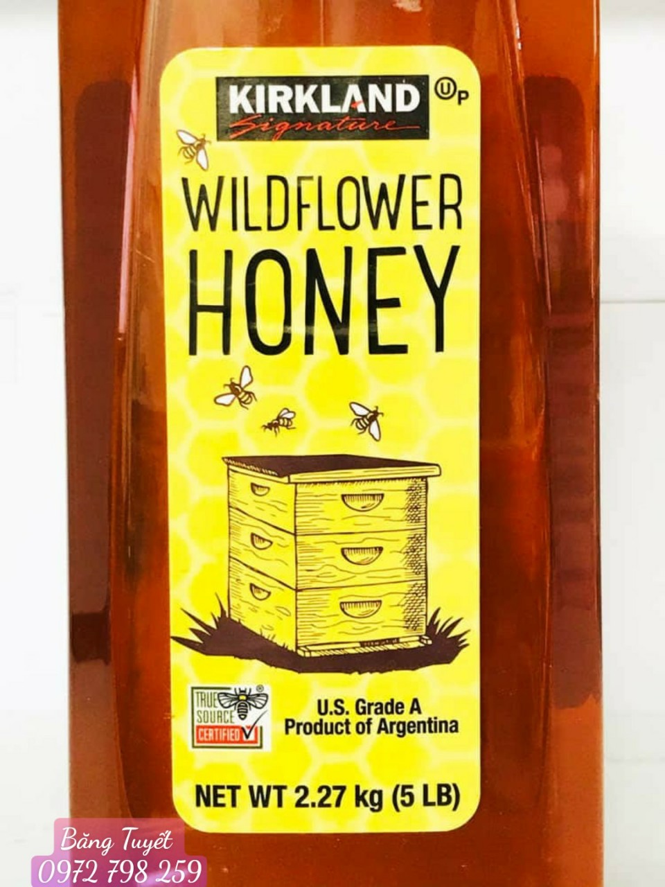 Mật Ong Kirkland Organic Honey Bears 2,27kg ( Chuẩn Hàng Mỹ)