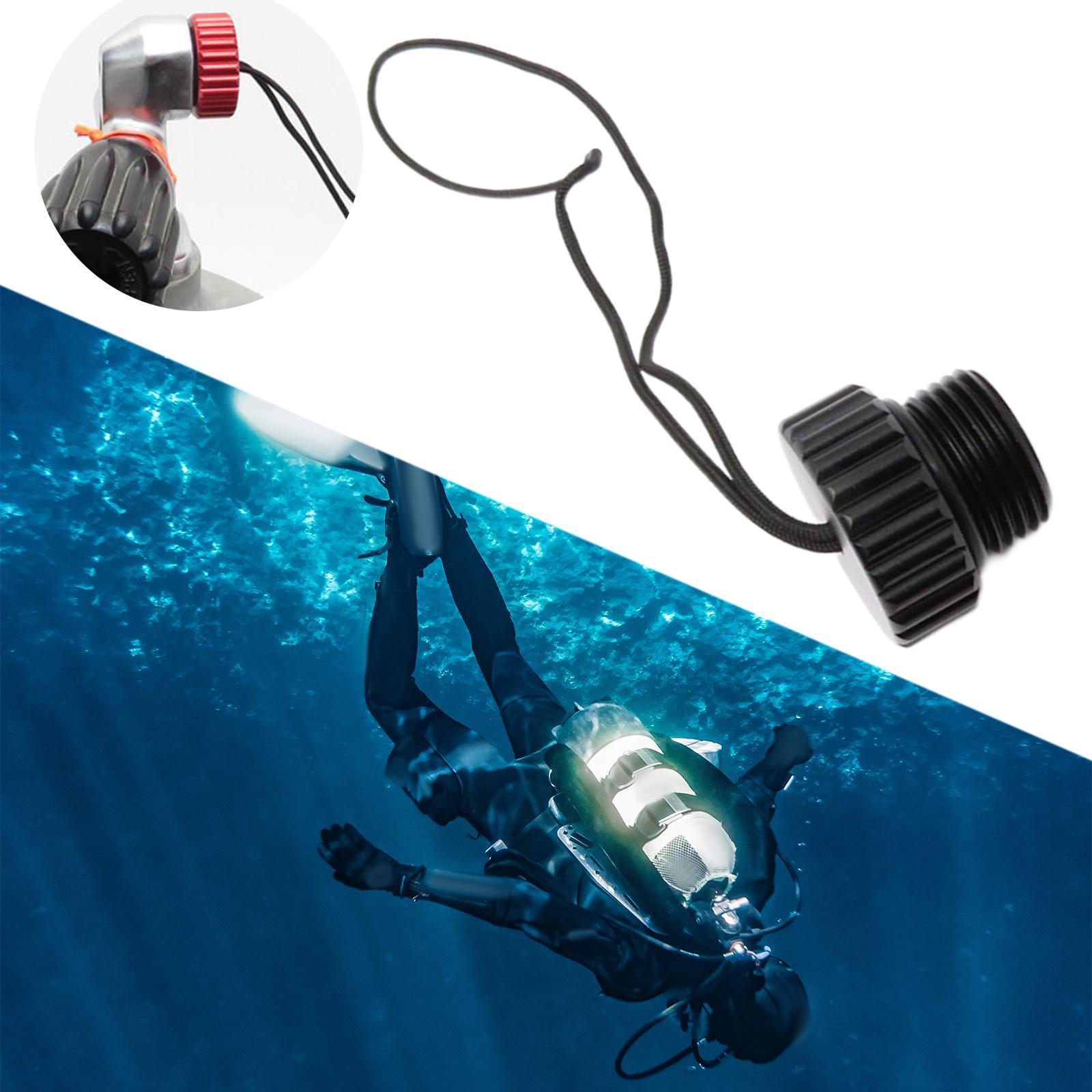 Scuba Diving Dive Regulator Tank  Threaded Dust Plug Cap, for Din First Stage Regulator
