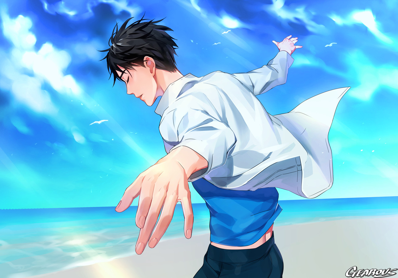 Tranh poster Yuri On Ice khổ A4 combo 10 tấm khác nhau