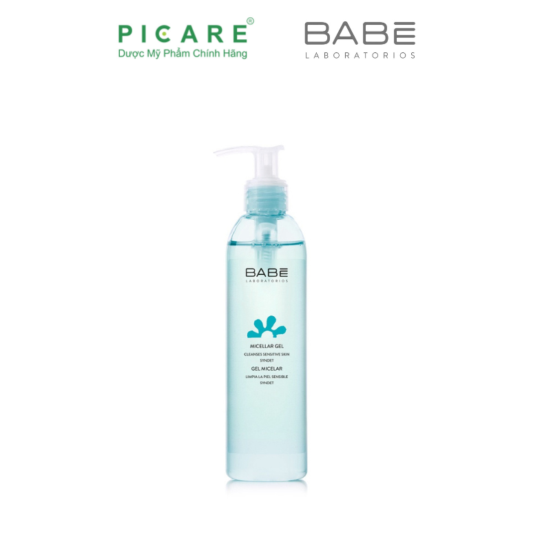 Sữa Rửa Mặt & Tẩy Trang Dạng Gel Babé Micellar Gel 240ml