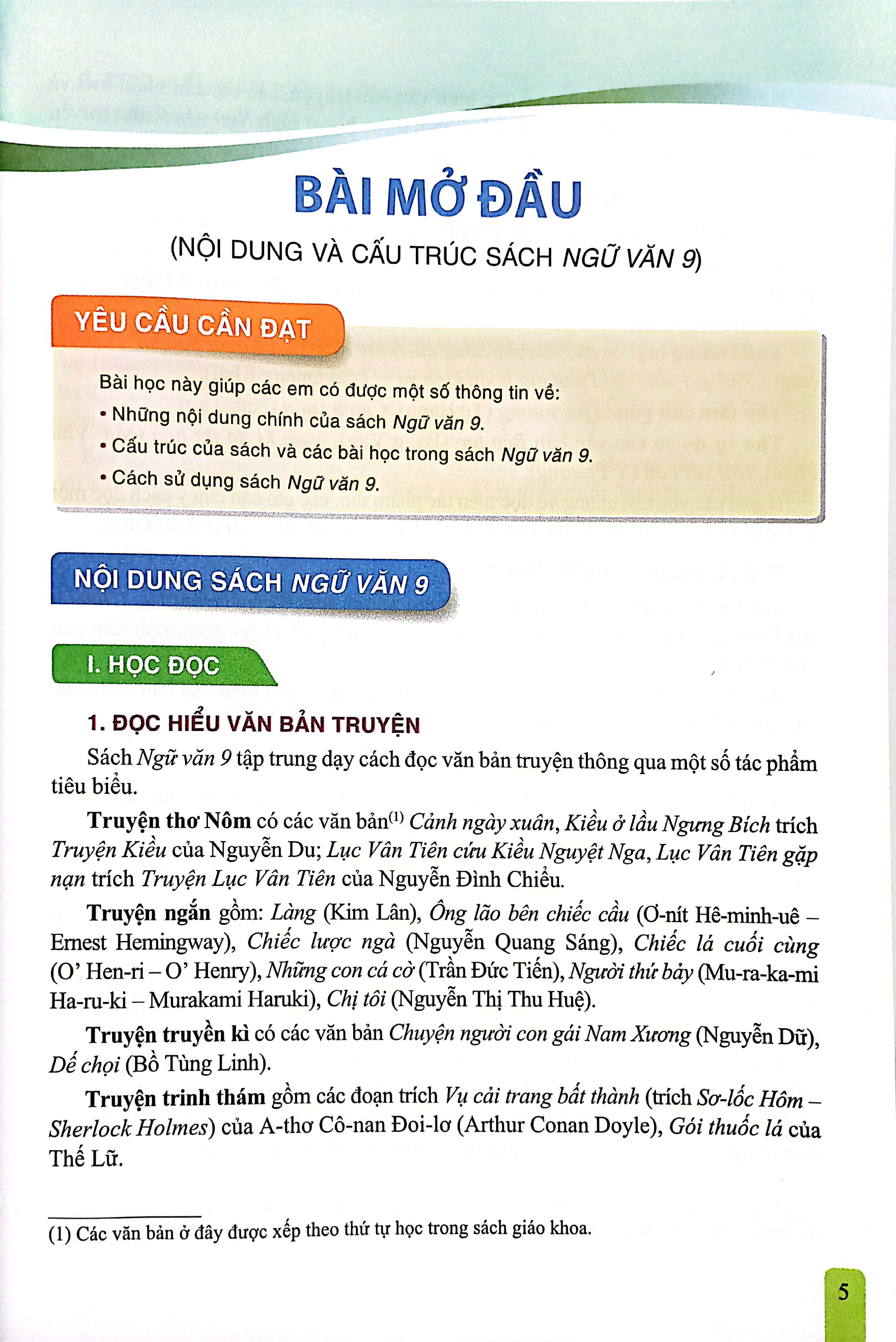 Sách - Ngữ Văn 9 - Tập 1 (Cánh Diều) (Chuẩn)