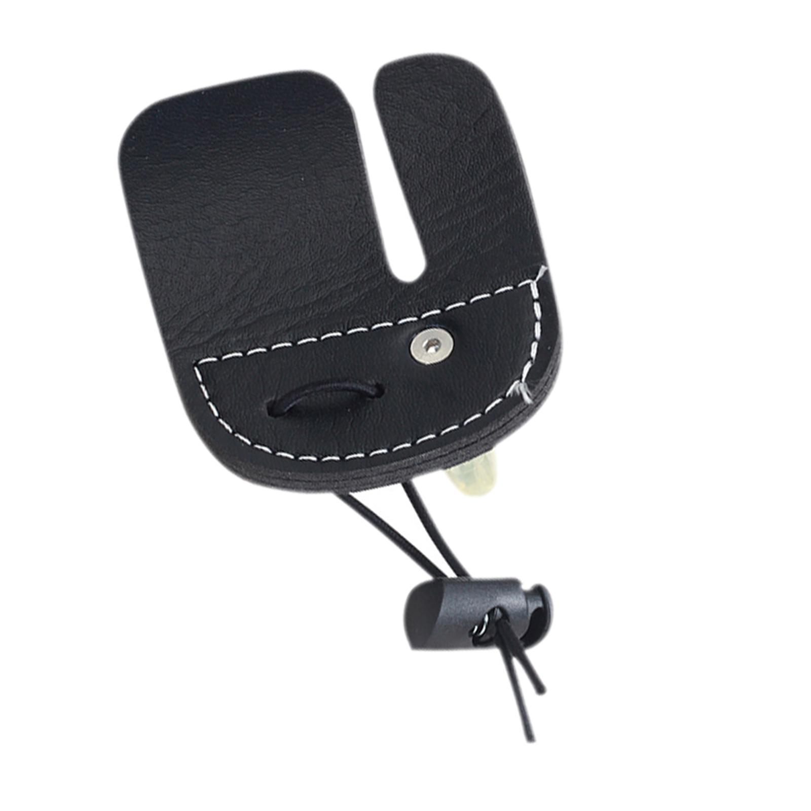 Finger Tab, Leather Finger Guard Protective Gear, Right Left Handed Bowstring Saver