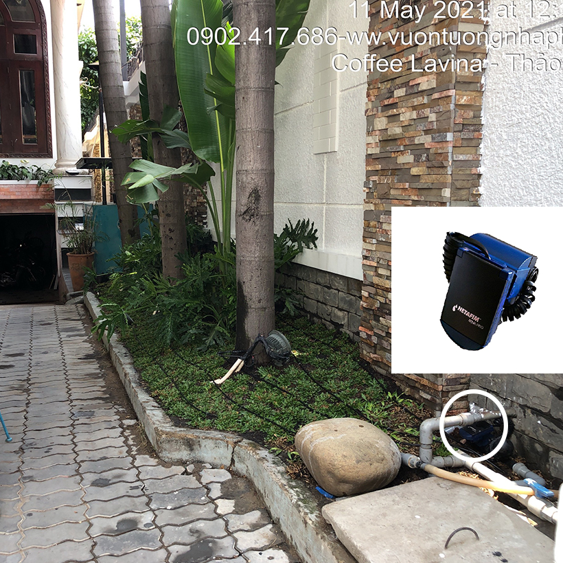Bộ Hẹn Giờ Tưới Cây Tự Động nhập khẩu Israel dùng pin Hiệu Aquapro nhỏ gọn và tiết kiệm thời gian tưới hàng ngày