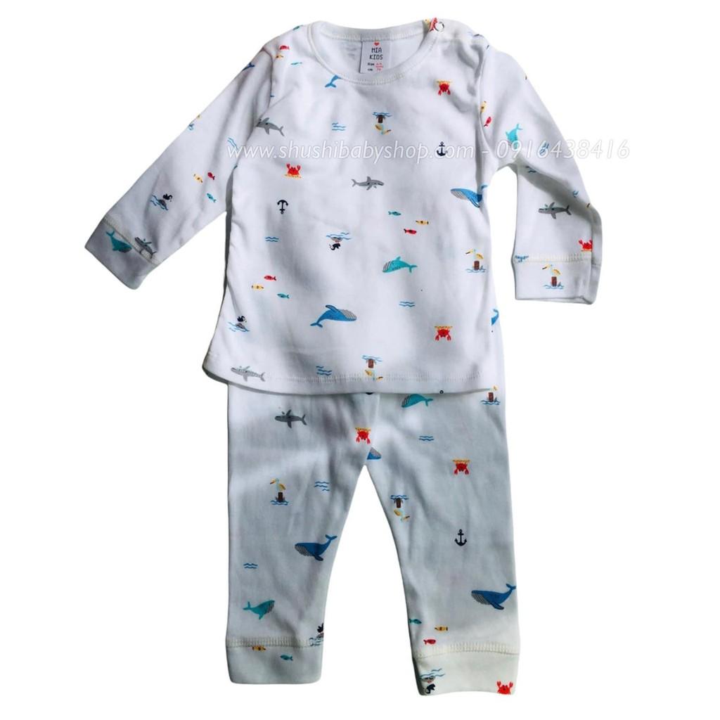 Bộ Dài Tay Miakid đáp đũng, cúc vai