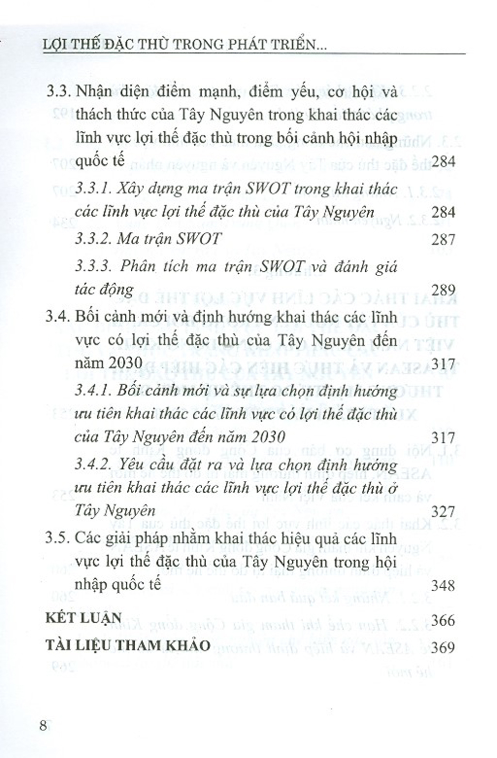 Lợi Thế Đặc Thù Trong Phát Triển Kinh Tế Tây Nguyên (Sách Chuyên Khảo)